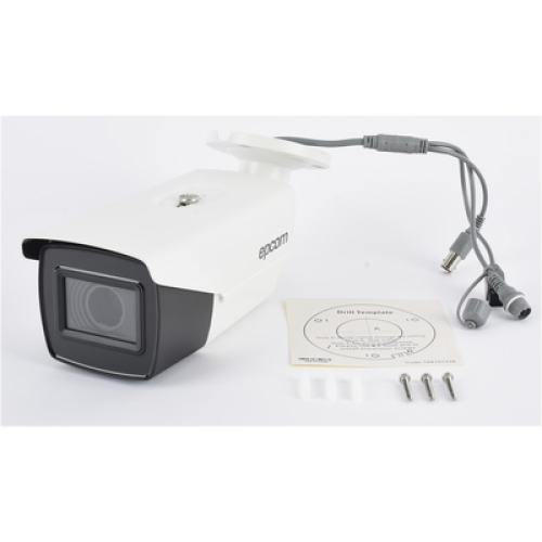 Bullet TURBOHD 4K (8Megapixeles) / Lente Mot. 2.7 a 13.5 mm / Potente IR EXIR de 80 mts / Exterior IP67 / 12 Vcc - 24 VCA / dWDR Bullet TURBOHD 4K (8Megapixeles) / Lente Mot. 2.7 a 13.5 mm / Potente IR EXIR de 80 mts / Exterior IP67 / 12 Vcc - 24 VCA / dWDR