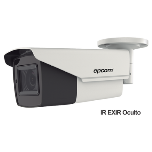 Bullet TURBOHD 4K (8Megapixeles) / Lente Mot. 2.7 a 13.5 mm / Potente IR EXIR de 80 mts / Exterior IP67 / 12 Vcc - 24 VCA / dWDR Bullet TURBOHD 4K (8Megapixeles) / Lente Mot. 2.7 a 13.5 mm / Potente IR EXIR de 80 mts / Exterior IP67 / 12 Vcc - 24 VCA / dWDR