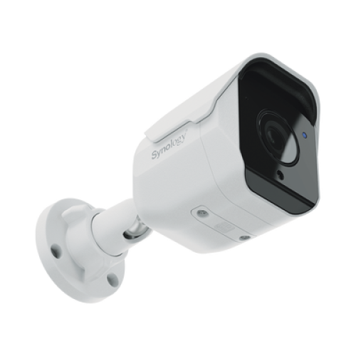 Cámara de Vigilancia BC500 | 5 Megapíxeles (2880x1620) | Lente 2.8 mm (110° H) | Visión Nocturna 30 mts | IP67 | IA para Detección de Personas y Vehículos | Compatible con Surveillance Station | Almacenamiento en mic