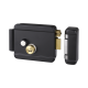 Cerradura Eléctrica con Botón de Salida / Incluye Llave  / Exterior / Derecha / Color Negro