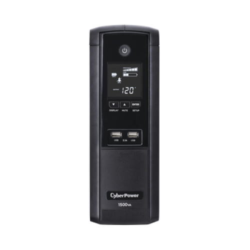 UPS de 1500 VA/900 W, Topología Línea Interactiva, Entrada 120 Vca NEMA 5-15P, Tipo Torre, Con 12 Tomas NEMA 5-15R, 5 años de garantía 