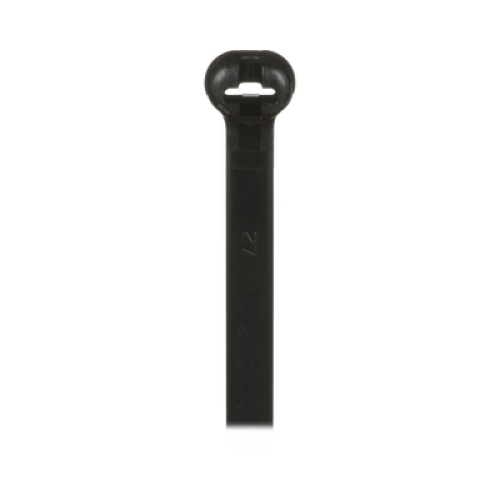 Cincho Dome-Top Nylon 6.6, 378mm largo x 7mm ancho, Color Negro. Paquete de 250 piezas