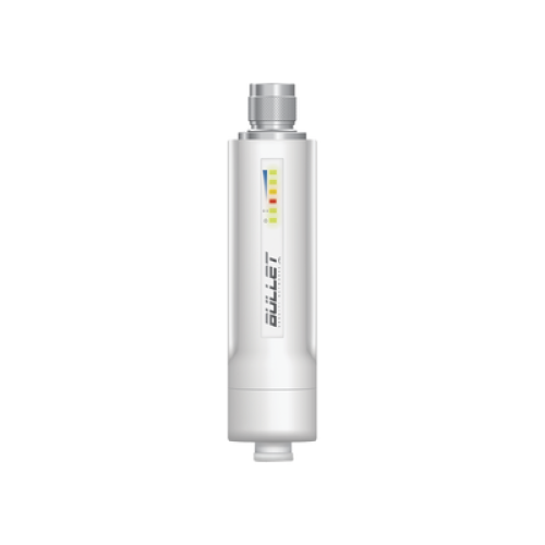 Radio airMAX Bullet-M2HP, hasta 100 Mbps, frecuencia de 2 GHz (2412 - 2472 GHz), No incluye adaptador PoE