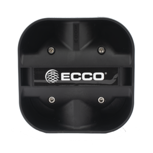 Bocina Compacta de Uso Rudo, 100 Watts de Potencia, Ideal Para Vehículos de Encubierto, Con Soporte Universal, 11 Ohms de Impedancia