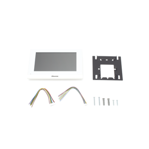 Monitor Color Blanco Linux / Pantalla Touch de 7 Pulgadas / SIP / POE / WIFI / Compatible con Frentes de Calle Akuvox