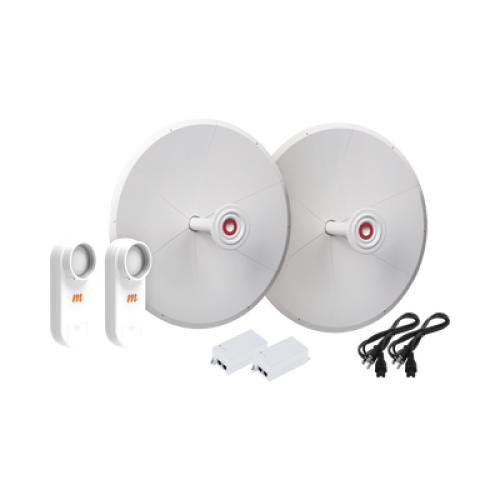 Kit de 2 radios C5X con antenas TXPD30C5X (30 dBi), rango de frecuencia extendida (4.9 a 6.4 GHz), incluye inyector POE y cable de alimentación Kit de 2 radios C5X con antenas TXPD30C5X (30 dBi), rango de frecuencia extendida (4.9 a 6.4 GHz), incluye inyector POE y cable de alimentación