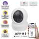 Mini Cámara IP PT 2 Megapíxel / Wi-Fi / Seguimiento Inteligente / Audio de Dos Vías / Notificación Push / Ranura para Memoria / Uso en Interior