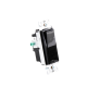 Switch un solo polo 15 Amp negro nigth