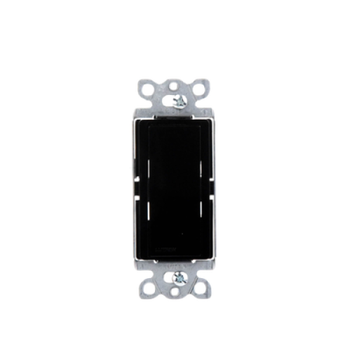 Switch un solo polo 15 Amp negro nigth