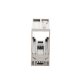 Adaptador de 1 Puerto, Para Conectores Tipo Mini-Com, Montaje en Riel Din Estándar de 35 mm (1.38 pulgadas), Color Gris Internacional