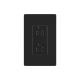 Tomacorriente, receptaculo convencional 120V, 15A, color negro.