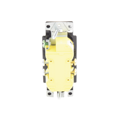 Tomacorriente, receptaculo convencional 120V, 15A, color negro.