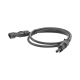 Cable Fotovoltaico 1 m, Negro, Calibre 10 AWG con Terminales MC4 en Ambos Extremos