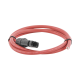 Cable Fotovoltaico, 1 m, Rojo, Calibre 10 AWG con Terminal MC4-M en un extremo