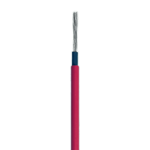 Cable Fotovoltaico Rojo / Cobre Estañado / 6 mm² (10 AWG) / 2000V / Rollo 25m / UL 4703 y TUV