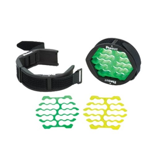 Herramienta Para Peinado y Organización de Cables, Incluye Organizador Verde Para Diámetros de Cables de 4.6 a 6.3 mm (0.18 a 0.25 Pulgadas) y Amarillo Para 5.9 a 7.9 mm (0.23 a 0.31 Pulgadas)