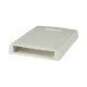 Caja de Montaje en Superficie, con Accesorio para Resguardo de Fibra Óptica, para 6 Módulos Mini-Com, Color Blanco Mate