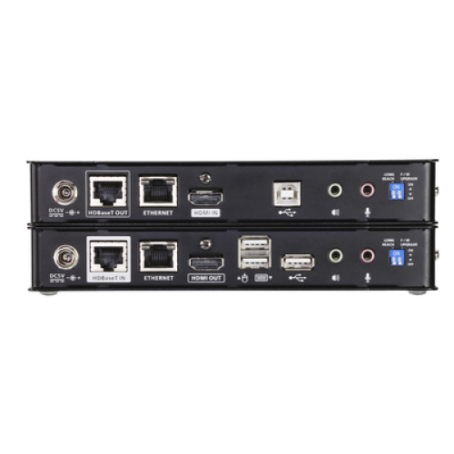 Kit Extensor KVM | 100m | Conector HDMI | HDBaseT™ | Resolución 4K | USB 2.0 | Audio Estéreo Kit Extensor KVM | 100m | Conector HDMI | HDBaseT™ | Resolución 4K | USB 2.0 | Audio Estéreo