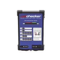 Probador De Baterías De Plomo-Acido Para Identificar Baterías Débiles o En Falla, Incluye Funda, Es Ideal Para Sus Mantenimientos De Sistemas De Seguridad