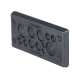 Pasacables Rectangular de Membrana, IP66, 3.39