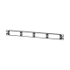 Patch Panel de Fibra Óptica, Para 4 Placas Acopladoras FAP o FMP, Color Negro, 1UR