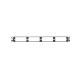 Patch Panel de Fibra Óptica, Para 4 Placas Acopladoras FAP o FMP, Color Negro, 1UR