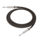Cable de Audio | Plug 1/4 in a Plug 1/4 in Mono | Carcasa Cromada | Conectores Seetronic | Ideal para Instrumentos | Longitud 3m