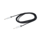 Cable de Audio | Plug 1/4 in a Plug 1/4 in Mono | Carcasa Cromada | Conectores Seetronic | Ideal para Instrumentos | Longitud 3m