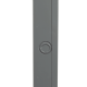 Ducto cuadrado embisagrado 6.5 x 6.5 cm, fabricado en lámina de acero al carbón, hasta 67 cables Cat6,  incluye cople con tornillería y 1 knock out por lado