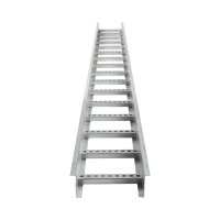 Escalera de Aluminio Portacables / Perfil Z / Peralte 3 1/4