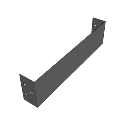 Placa de Cierre para Escalera de Aluminio / Peralte 3 1/4