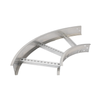 Curva Horizontal de Aluminio de 90° Perfil Z / Peralte 3 1/4 Curva Horizontal de Aluminio de 90° Perfil Z / Peralte 3 1/4