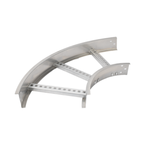 Curva Horizontal de Aluminio de 90° Perfil Z / Peralte 3 1/4