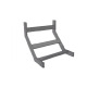 (CHCVIT1X12EPK) CURVA VERTICAL INTERIOR TUBULAR 1.5 DE PERALTE X 12 ANCHO PINT EPOx COLOR NEGRO, INCLUYE COPLes y tornilleria (CHCVIT1X12EPK) CURVA VERTICAL INTERIOR TUBULAR 1.5 DE PERALTE X 12 ANCHO PINT EPOx COLOR NEGRO, INCLUYE COPLes y tornilleria
