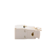 Conector Jack RJ45 Estilo TG, Mini-Com, Categoría 6, de 8 Posiciones y 8 Cables, Color Blanco Mate