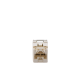 Conector Jack RJ45 Estilo TG, Mini-Com, Categoría 6, de 8 Posiciones y 8 Cables, Color Blanco
