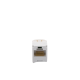 Conector Jack RJ45 Estilo TG, Mini-Com, Categoría 6, de 8 Posiciones y 8 Cables, Color Blanco