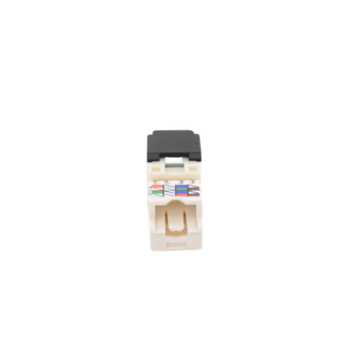 Conector Jack RJ45 Estilo TP, Mini-Com, Categoría 6, de 8 Posiciones y 8 Cables, Color Negro Conector Jack RJ45 Estilo TP, Mini-Com, Categoría 6, de 8 Posiciones y 8 Cables, Color Negro