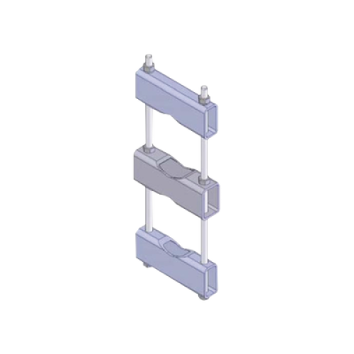 Herraje Sencillo de Montaje para Antena o Mástil con diámetros de 5 pulg. (8.89-14.13 cm.). Herraje Sencillo de Montaje para Antena o Mástil con diámetros de 5 pulg. (8.89-14.13 cm.).