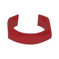 Clip de Identificación para Patch Cord Siemon, Color Rojo, Bolsa con 25 Piezas