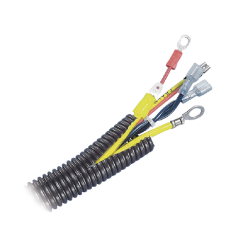 Tubo Corrugado Abierto para Protección de Cables, .50in (12.7 mm) de Diámetro, 30.5 m de Largo, Color Negro