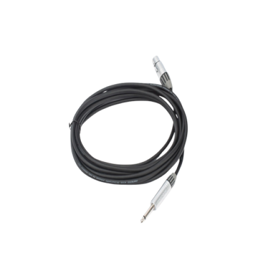 Cable de Audio | XLR 3 Polos Hembra a Plug 1/4 in mono | Conector Seetronic Serie M SCMF3 - MP2X | Longitud 5m