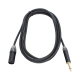 Cable de Audio | XLR 3 Polos Macho a Plug 1/4 in mono | Conector Seetronic Serie M SCMF3 - MP2X | Longitud 3m