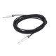 Cable de Audio | Plug 1/4 in a Plug 1/4 in Stereo | Carcasa Cromada | Conectores Seetronic | Longitud 5m