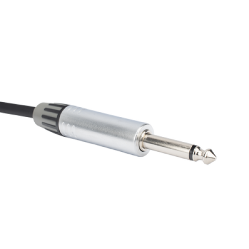 Cable de Audio | Plug 1/4 in a Plug 1/4 in Stereo | Carcasa Cromada | Conectores Seetronic | Longitud 5m