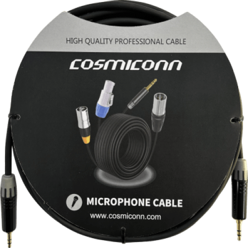 Cable 3.5mm a 3.5mm, conectores color negro MTP3C-BG, length 5m