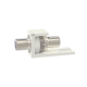 Módulo Acoplador Coaxial Tipo F, Mini-Com, de 75 Ohms, 3.0 GHz, Color Blanco