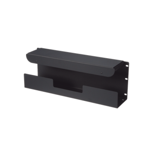 Accesorio Pasacables Para Rack Estándar de 19 in, 4 UR, Capacidad de 260 Cables Cat6, 4.5 in de Profundidad, Color Negro