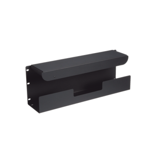 Accesorio Pasacables Para Rack Estándar de 19 in, 4 UR, Capacidad de 260 Cables Cat6, 4.5 in de Profundidad, Color Negro