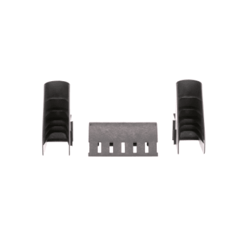 Kit de Bajada de Cables Para Charola Tipo Escalerilla, Con Control de Radio de Curvatura, Fabricado en Nylon 6.6, Color Negro